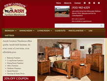 Tablet Screenshot of amishfurniturewarehouse.biz
